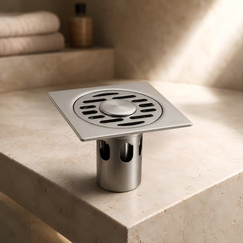 Dual-Use 304 Stainless Steel Anti-Odor Floor Drain