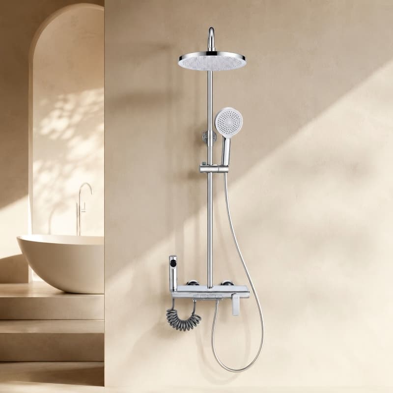 Four Function Rainfall Shower Set