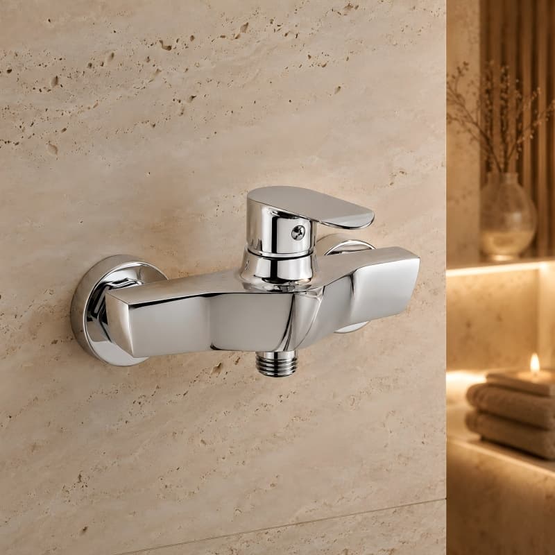 Single-Handle Wall-Mounted Bathtub Faucet