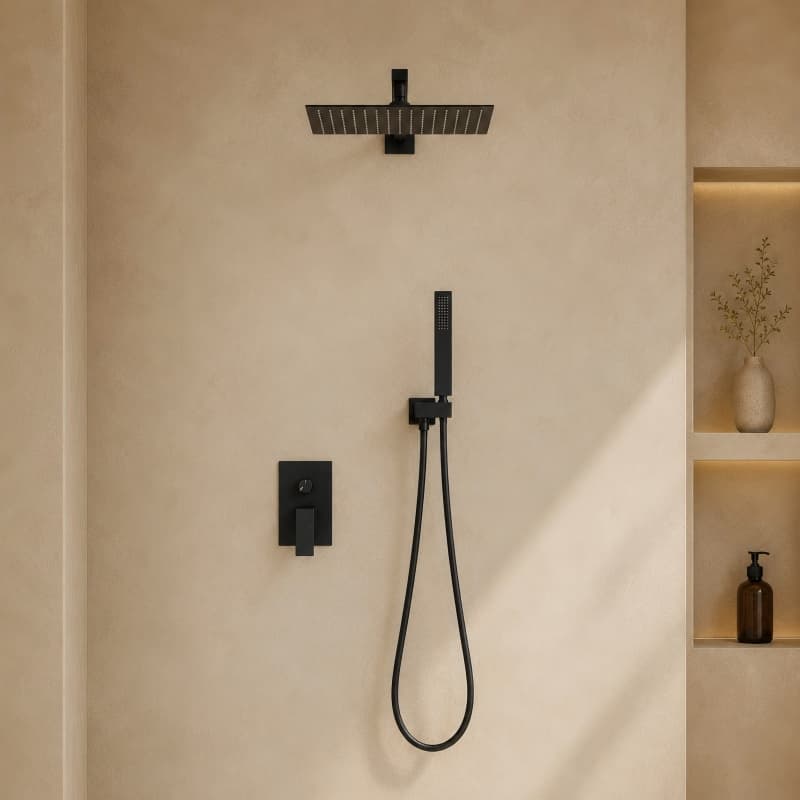 Two Function Concealed Shower Set — view 1