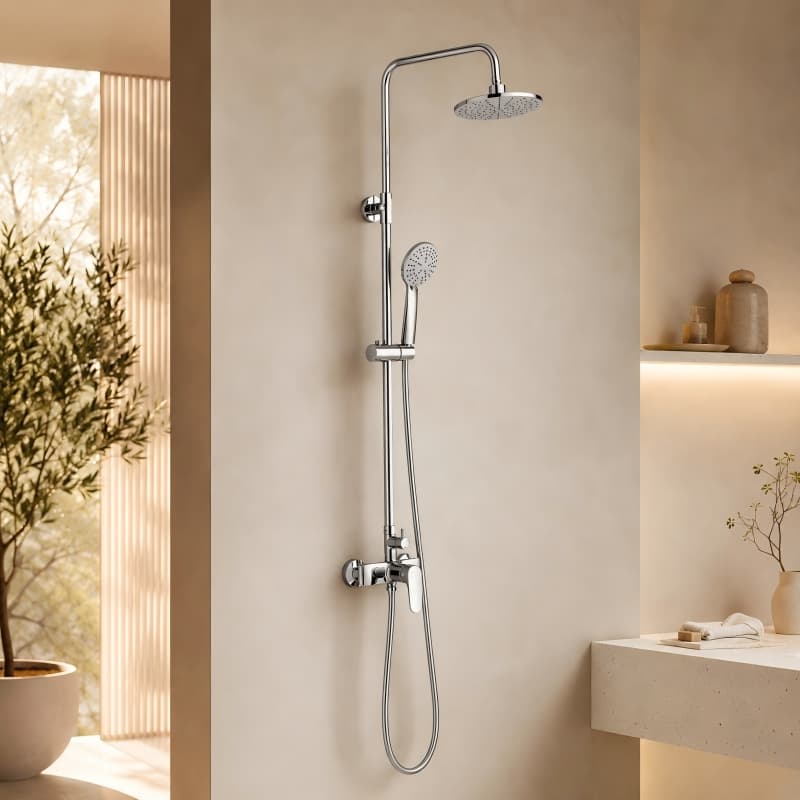Two Function Rainfall Shower Set