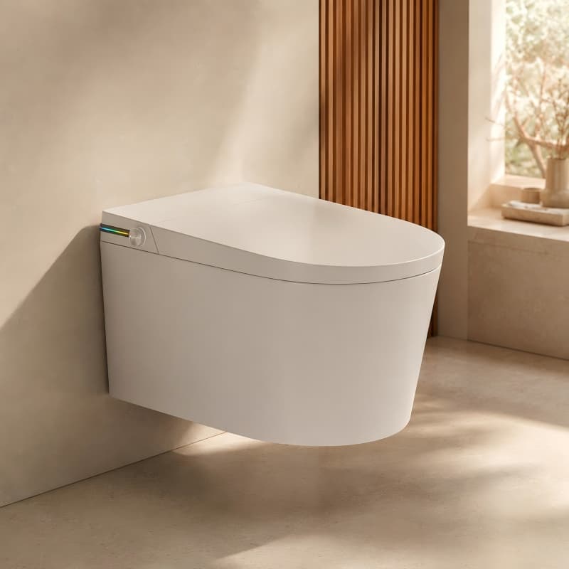Wall-Mounted Instant-Heating Smart Toilet