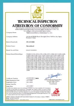 CE evidence for Showerhead attestation
