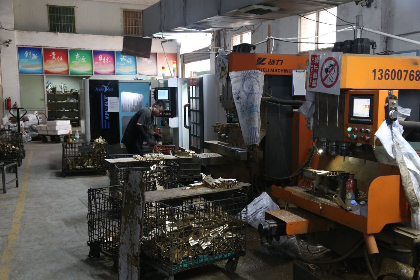FYASSI production equipment and work-in-progress components