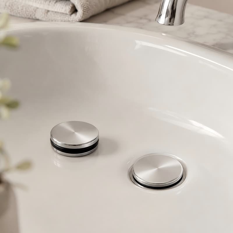 304 Stainless Steel Flip-Top Basin Drain Stopper