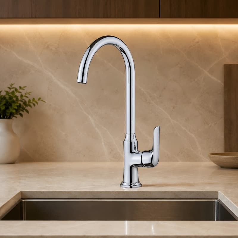 Single Cold Kitchen Sink Faucet