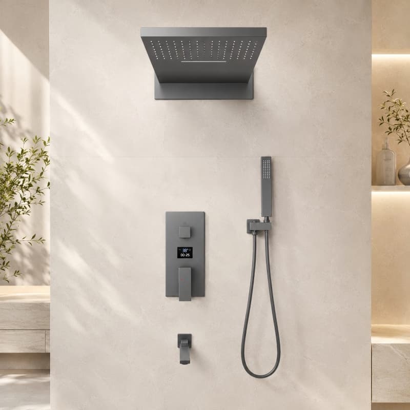 Thermostatic Concealed Shower — view 1