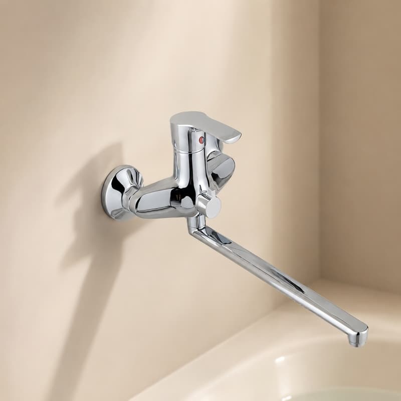 Three-Piece Bathtub Faucet