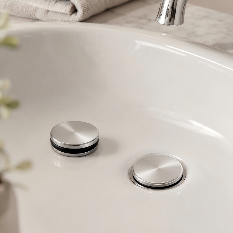304 Stainless Steel Flip-Top Basin Drain Stopper