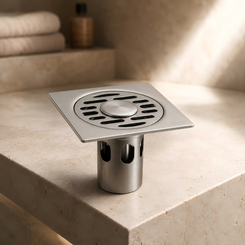 Dual-Use 304 Stainless Steel Anti-Odor Floor Drain