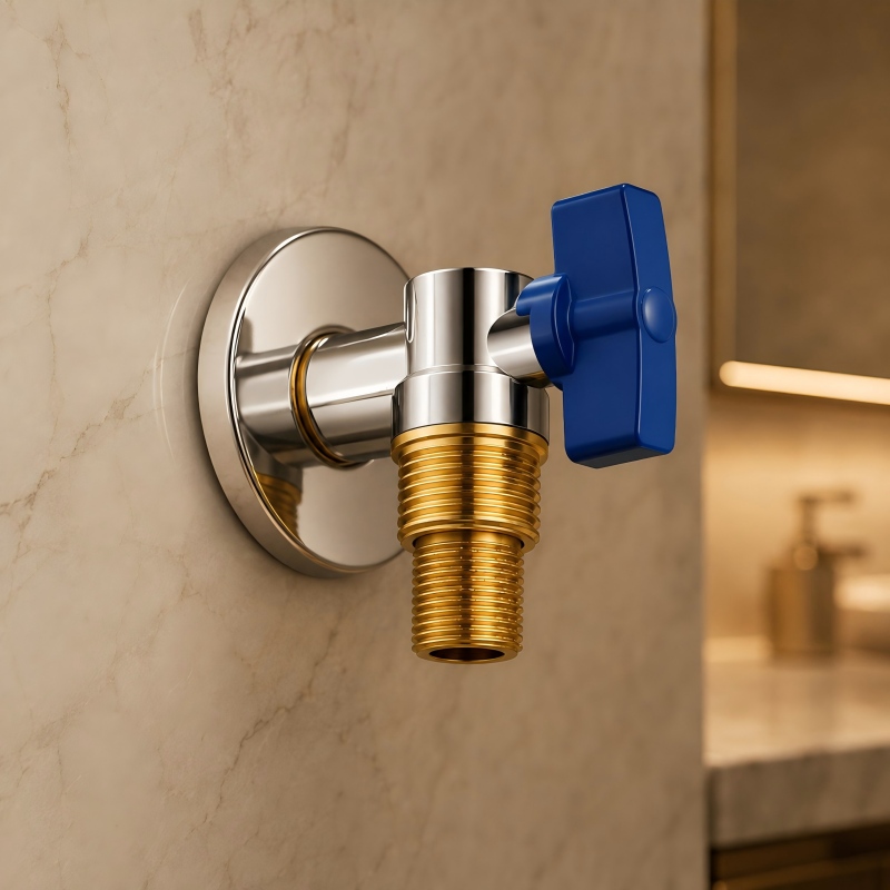 Large-Flow Angle Valve