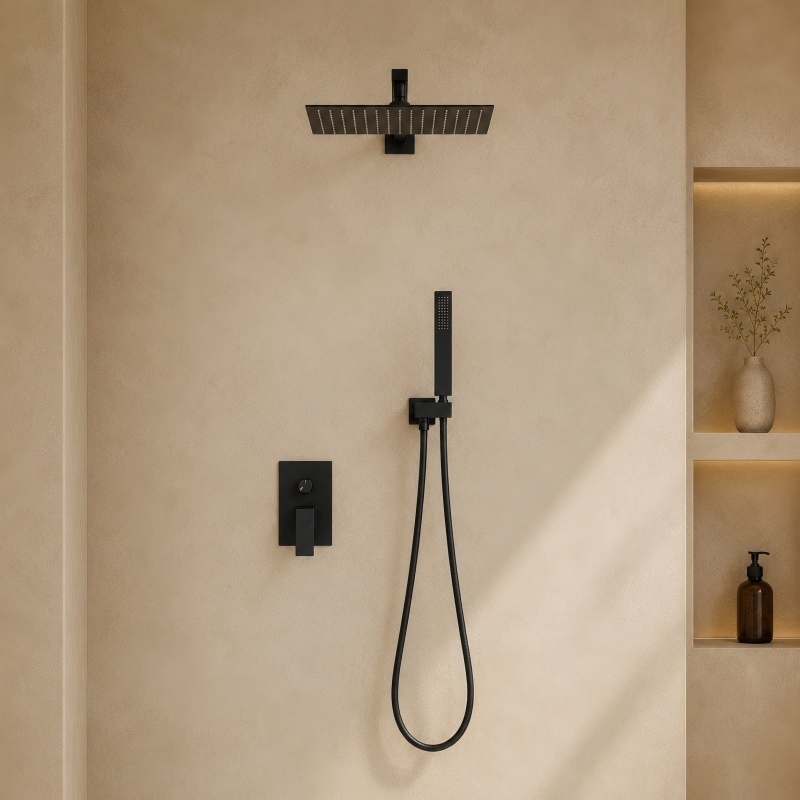 Two Function Concealed Shower Set