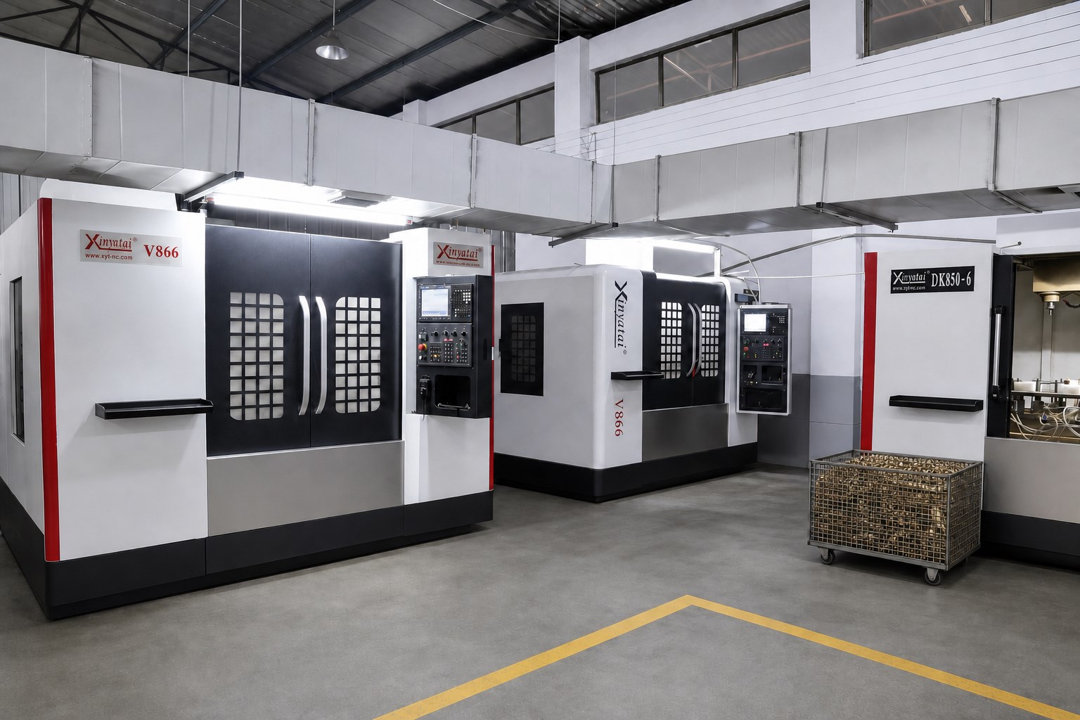 CNC machining workshop