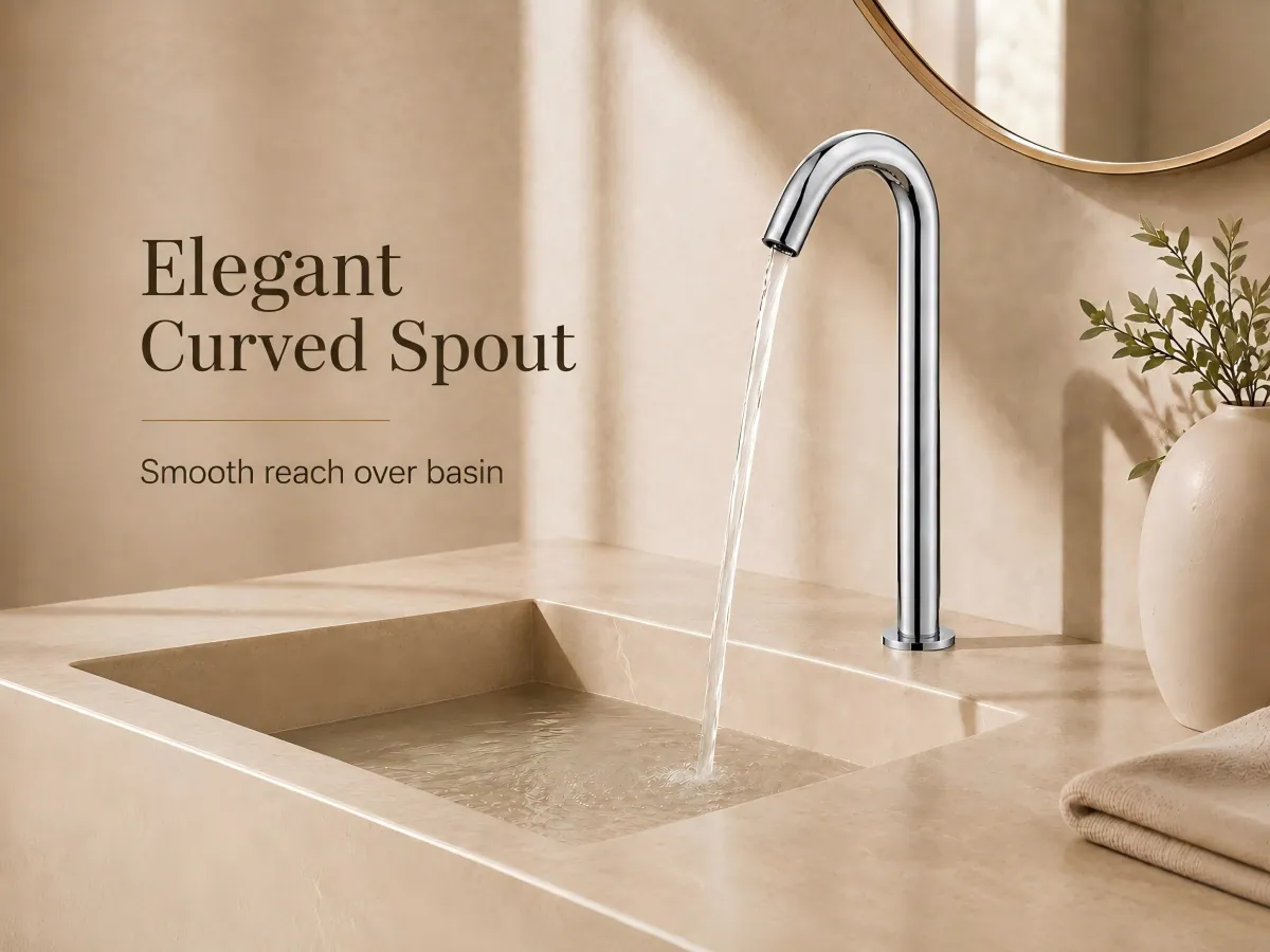 Automatic Sensor Kitchen Faucet stainless steel body