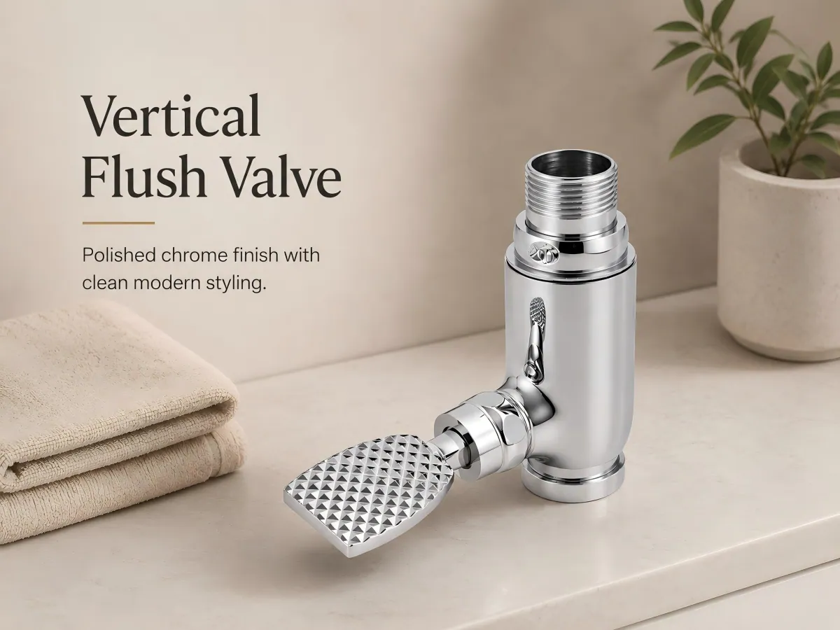 Brass Timed Flush Valve power-free operation