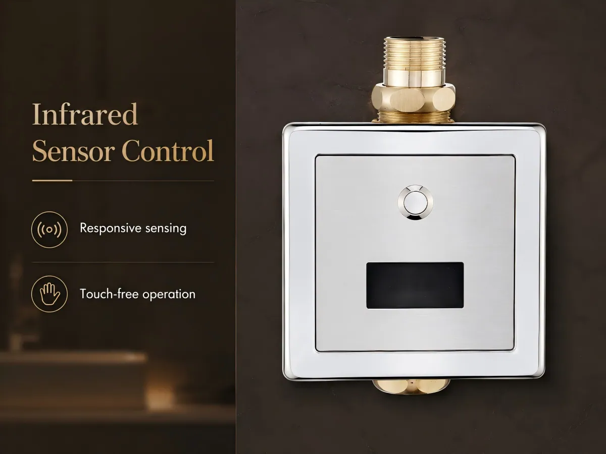 Concealed Sensor Toilet Flush Valve concealed wall layout