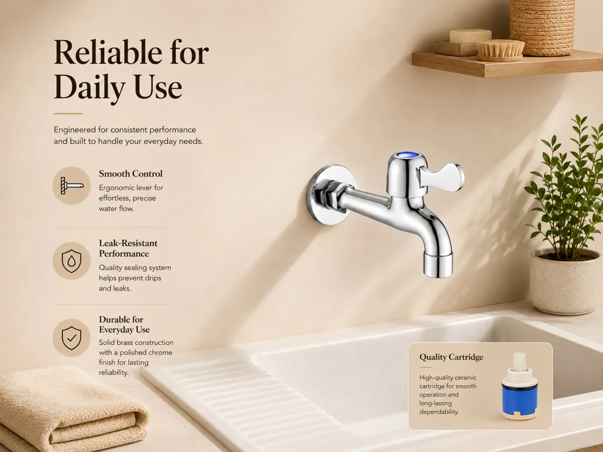 Extended Spout Quick-Open Tap quick-open cold water control