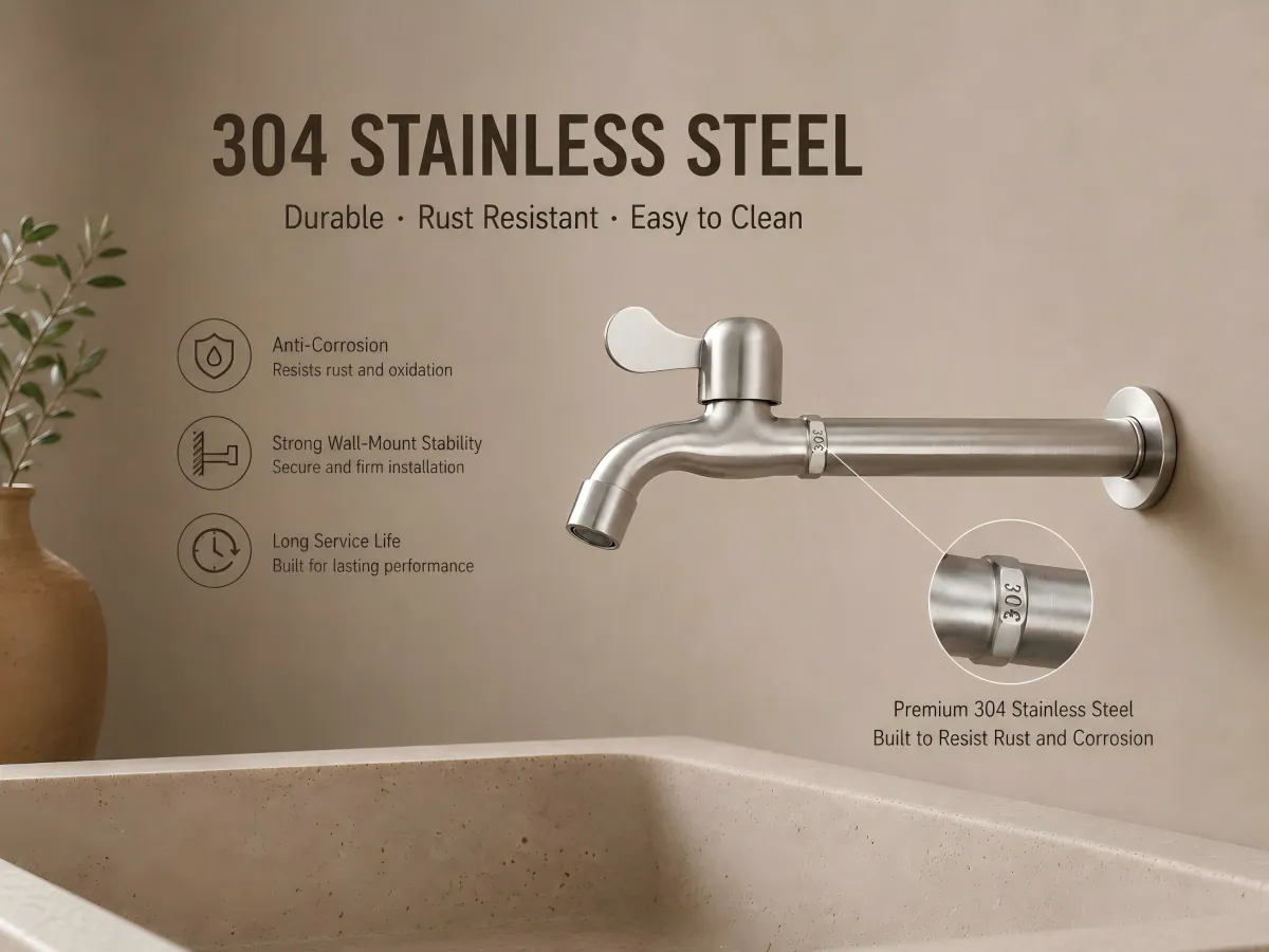 Extra Long Spout Quick-Open Tap plain outlet for sink tasks