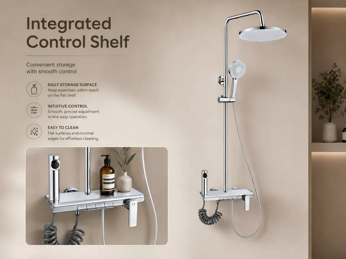 Four Function Rainfall Shower Set product detail 5