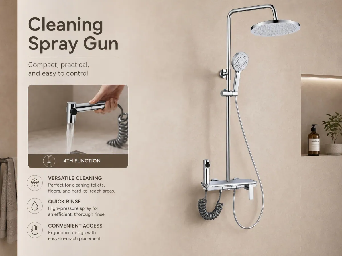 Four Function Rainfall Shower Set product detail 6