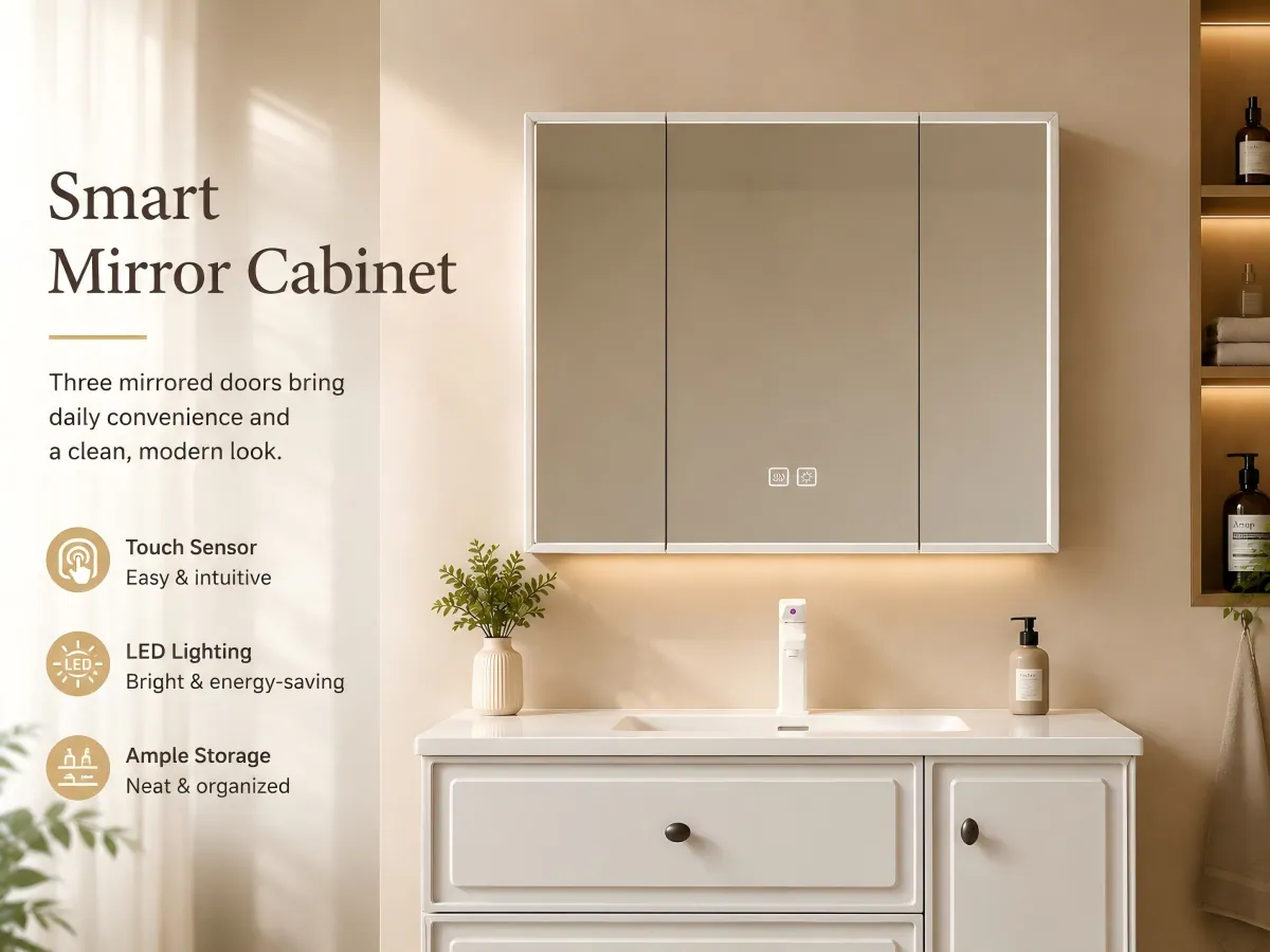 French-Style Honeycomb Aluminum Bathroom Vanity Set honeycomb aluminum cabinet