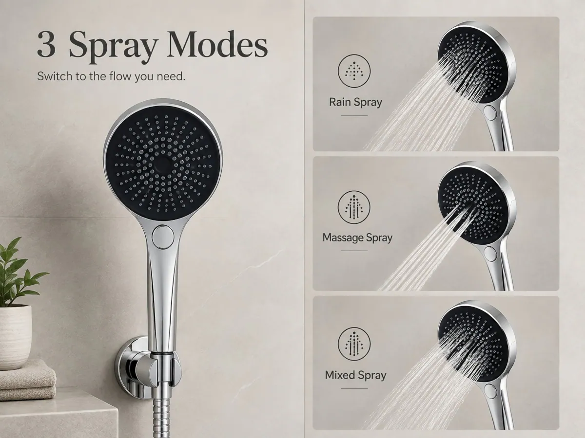 Multi Spray Handheld Shower Head product feature 4