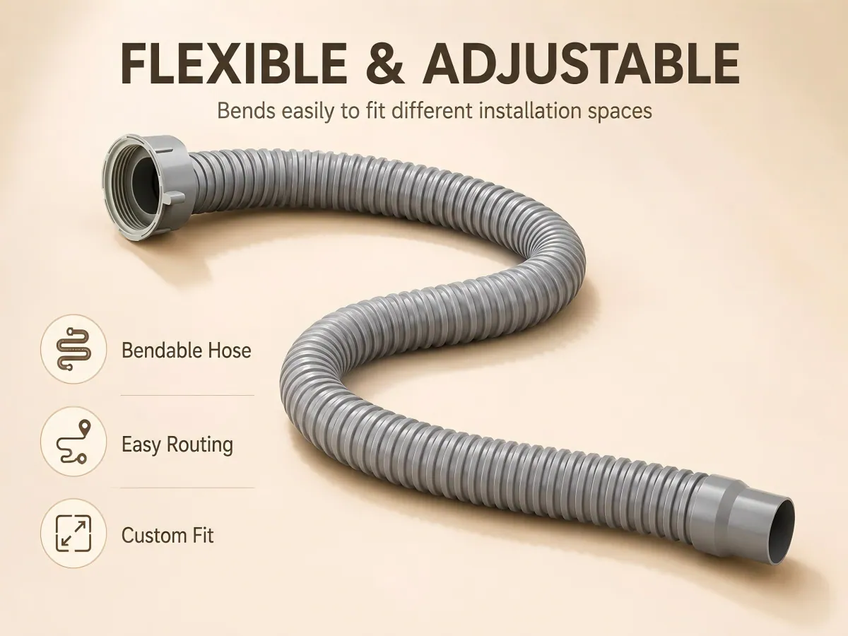 PE Flexible Kitchen Sink Drain Hose product detail 6