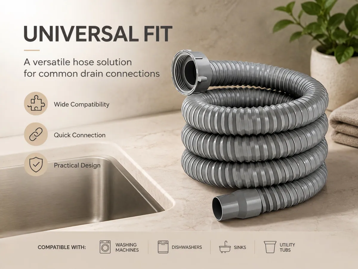 PE Flexible Kitchen Sink Drain Hose product detail 7