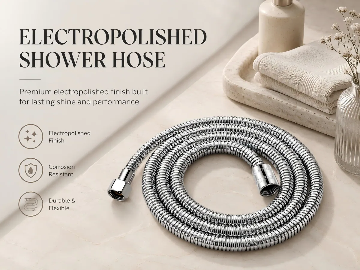 Pressure-Boosting Stainless Steel Shower Hose pressure-boosting function