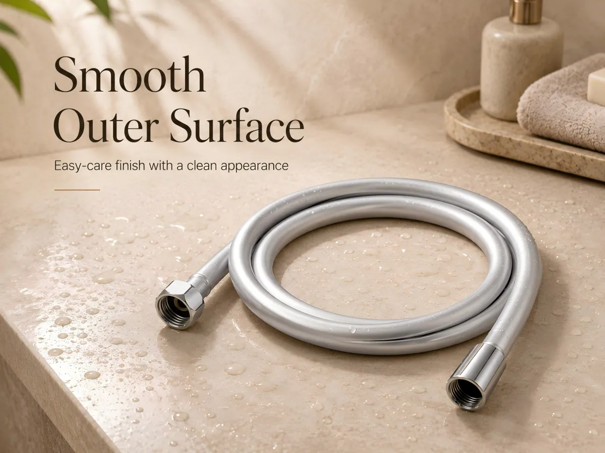 PVC Anti-Twist Handheld Shower Hose easy shower movement