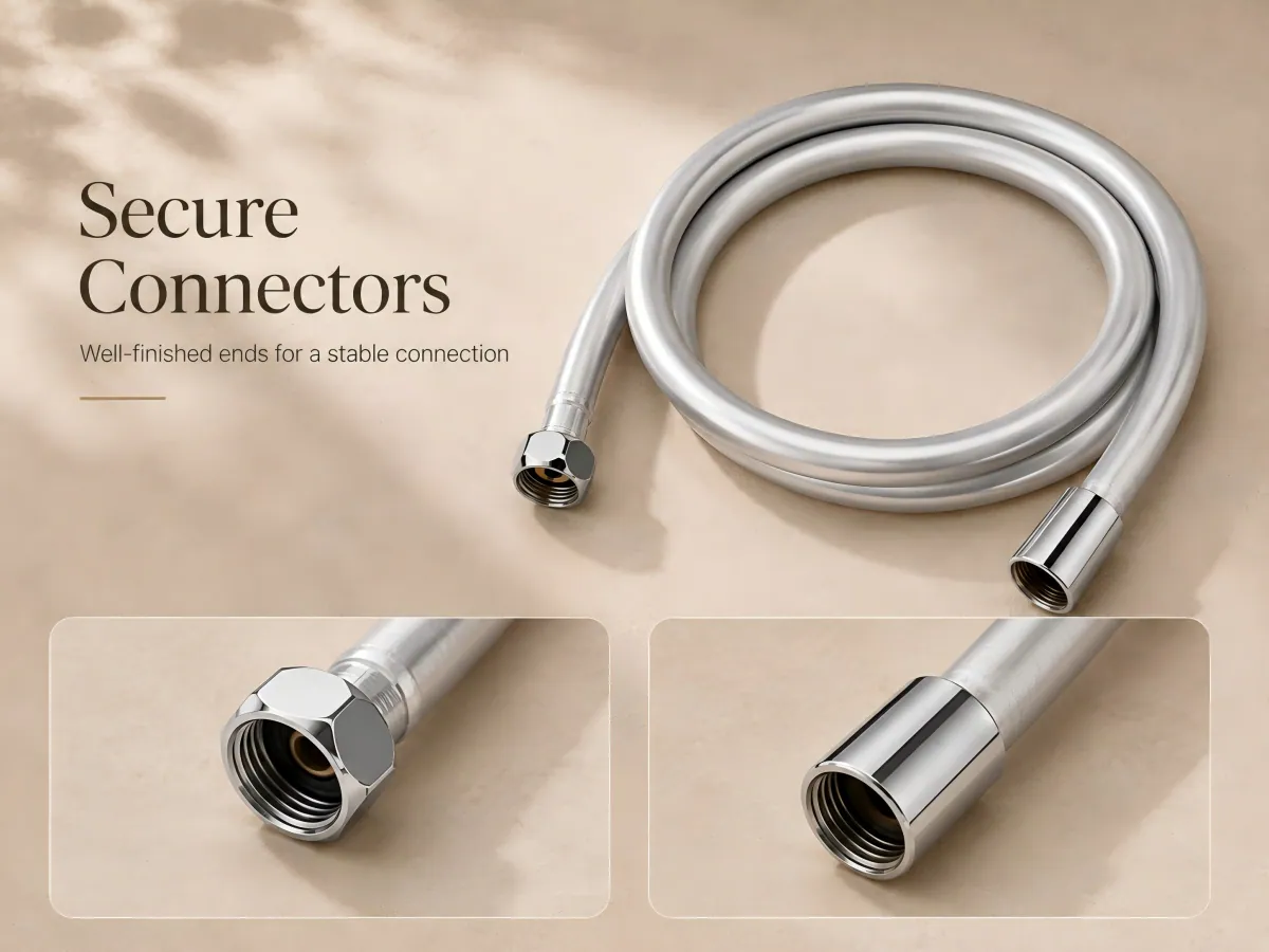 PVC Anti-Twist Handheld Shower Hose practical 100 cm length