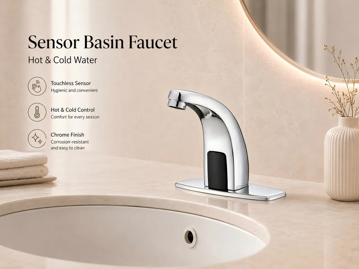 Sensor Basin Faucet baked surface finish