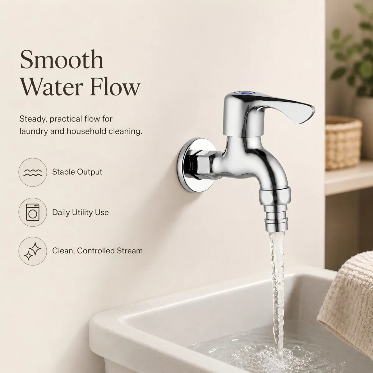 Short Spout Quick-Open Tap wide scene adaptability
