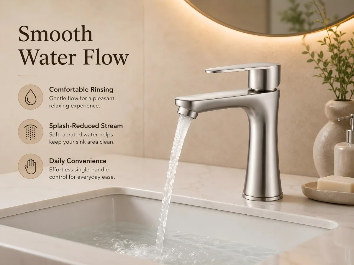 Single Cold Basin Faucet premium stainless steel material