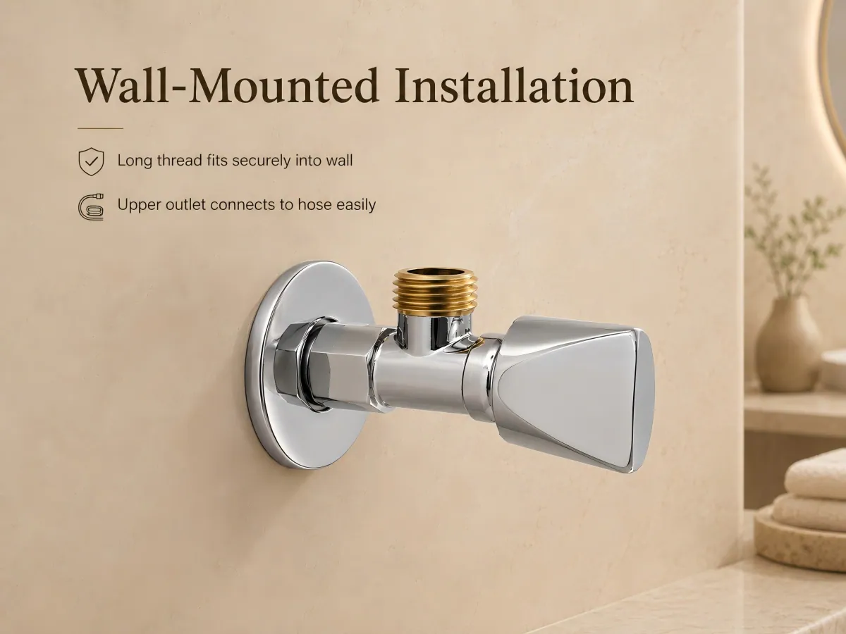 Slow Open Angle Valve upper threaded outlet