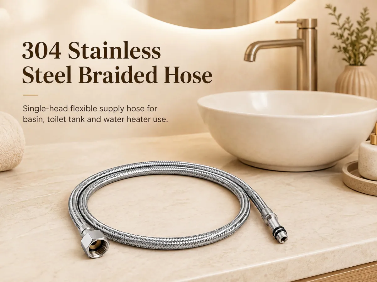Stainless Steel Braided Pull-Out Faucet Hose pull-out faucet movement