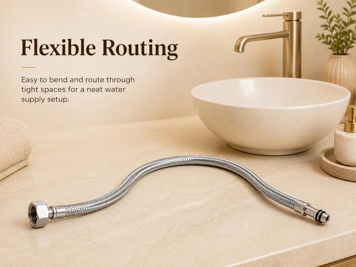Stainless Steel Braided Pull-Out Faucet Hose single-hose packing