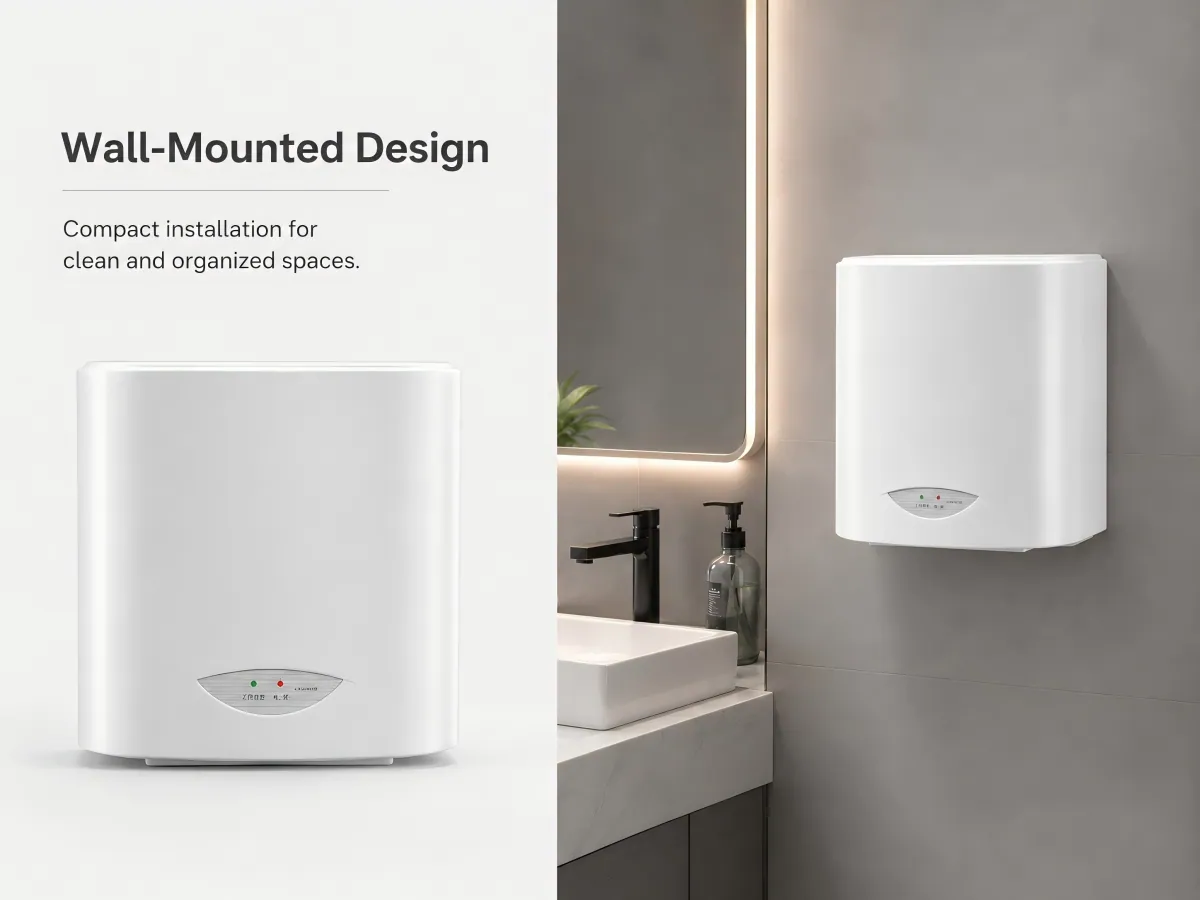 Stainless Steel Hand Dryer 1000 w rated power