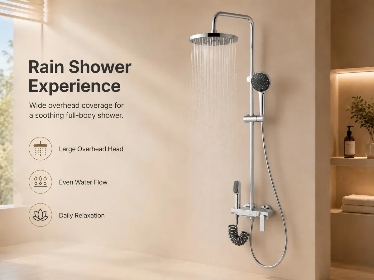 Thermostatic Shower Set Rain Spray product feature 3