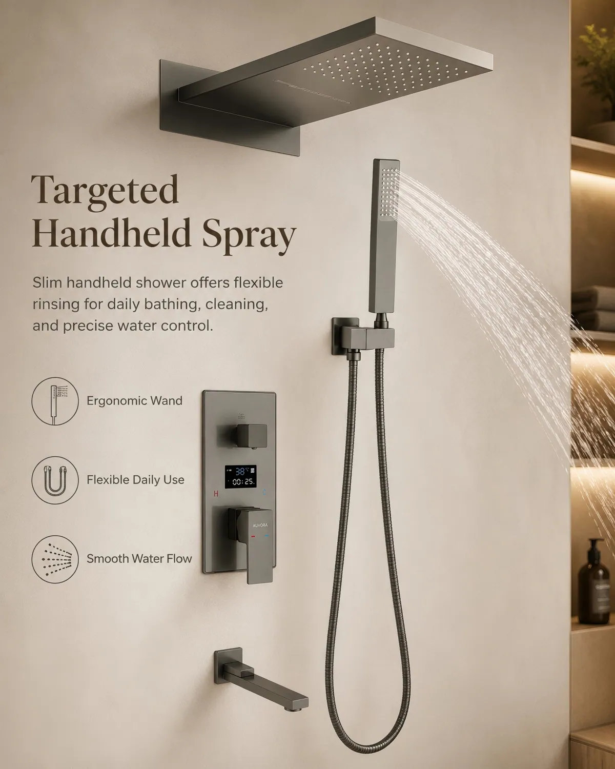 Three-function Concealed Shower System product detail 6