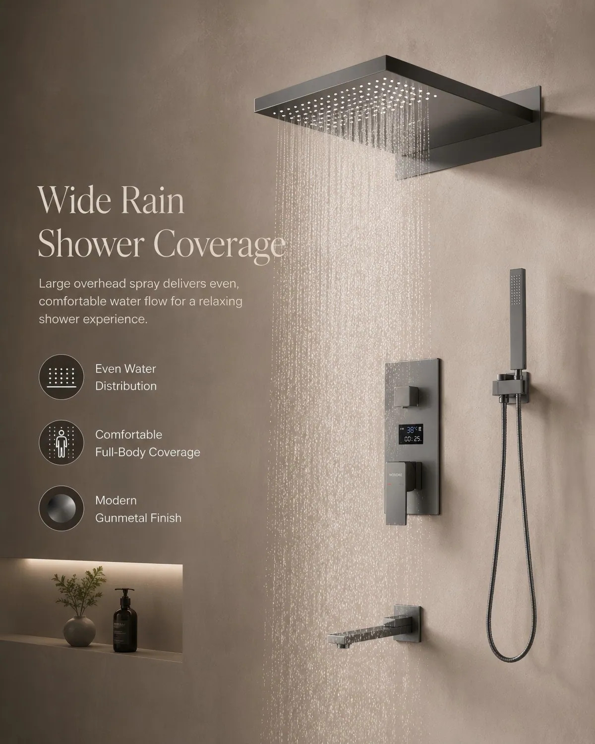 Three-function Concealed Shower System product detail 7