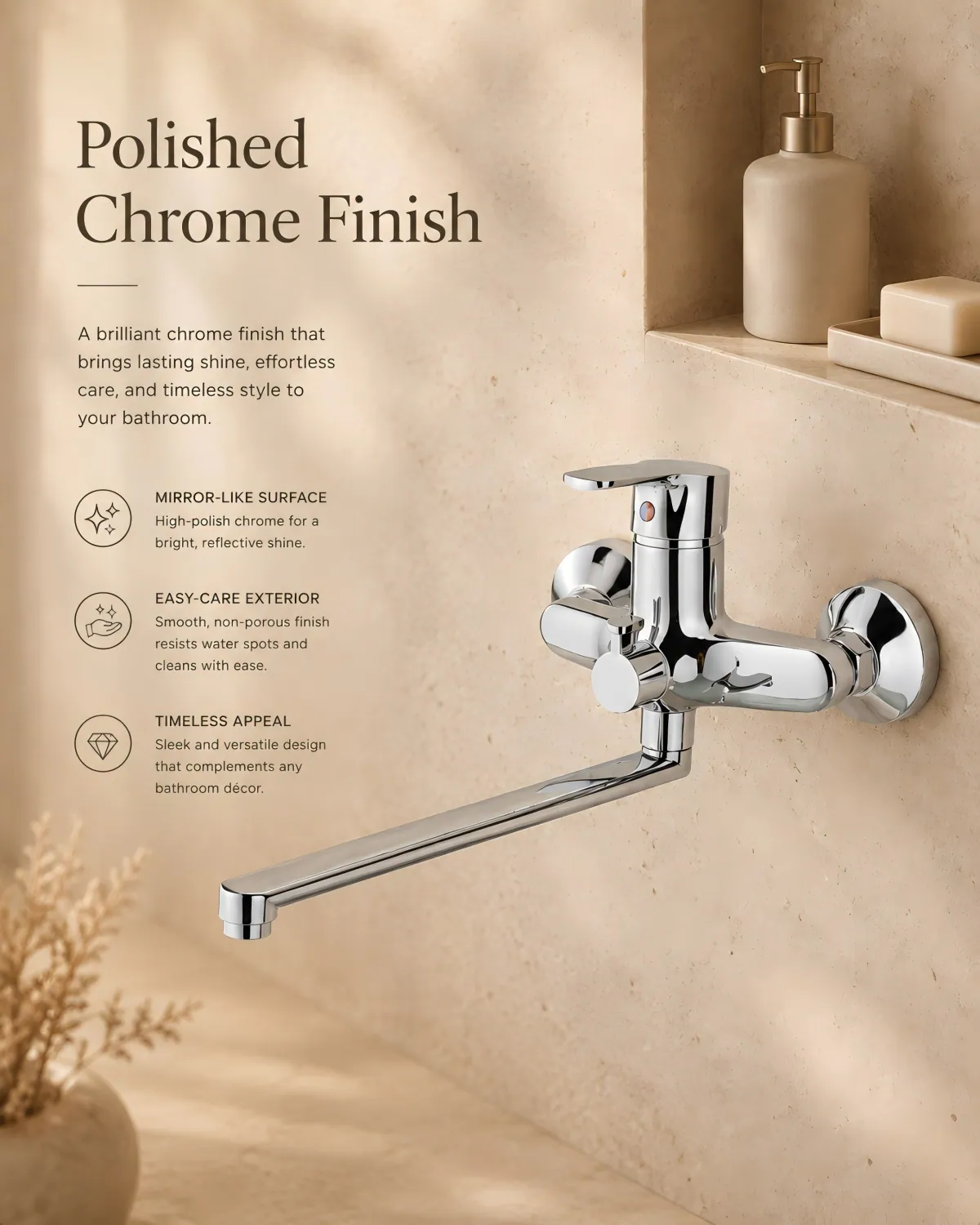 Three-Piece Bathtub Faucet product detail 6