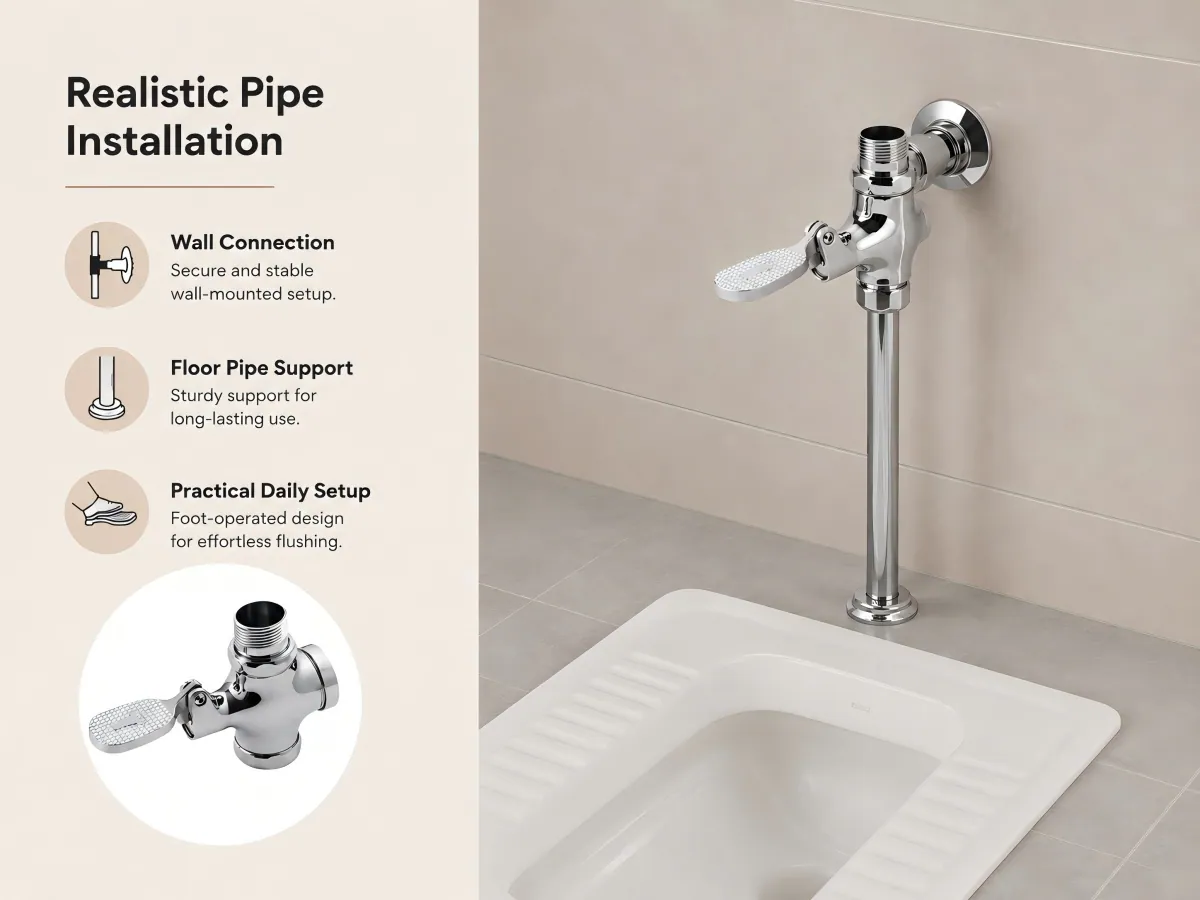 Timed Flush Valve copper construction