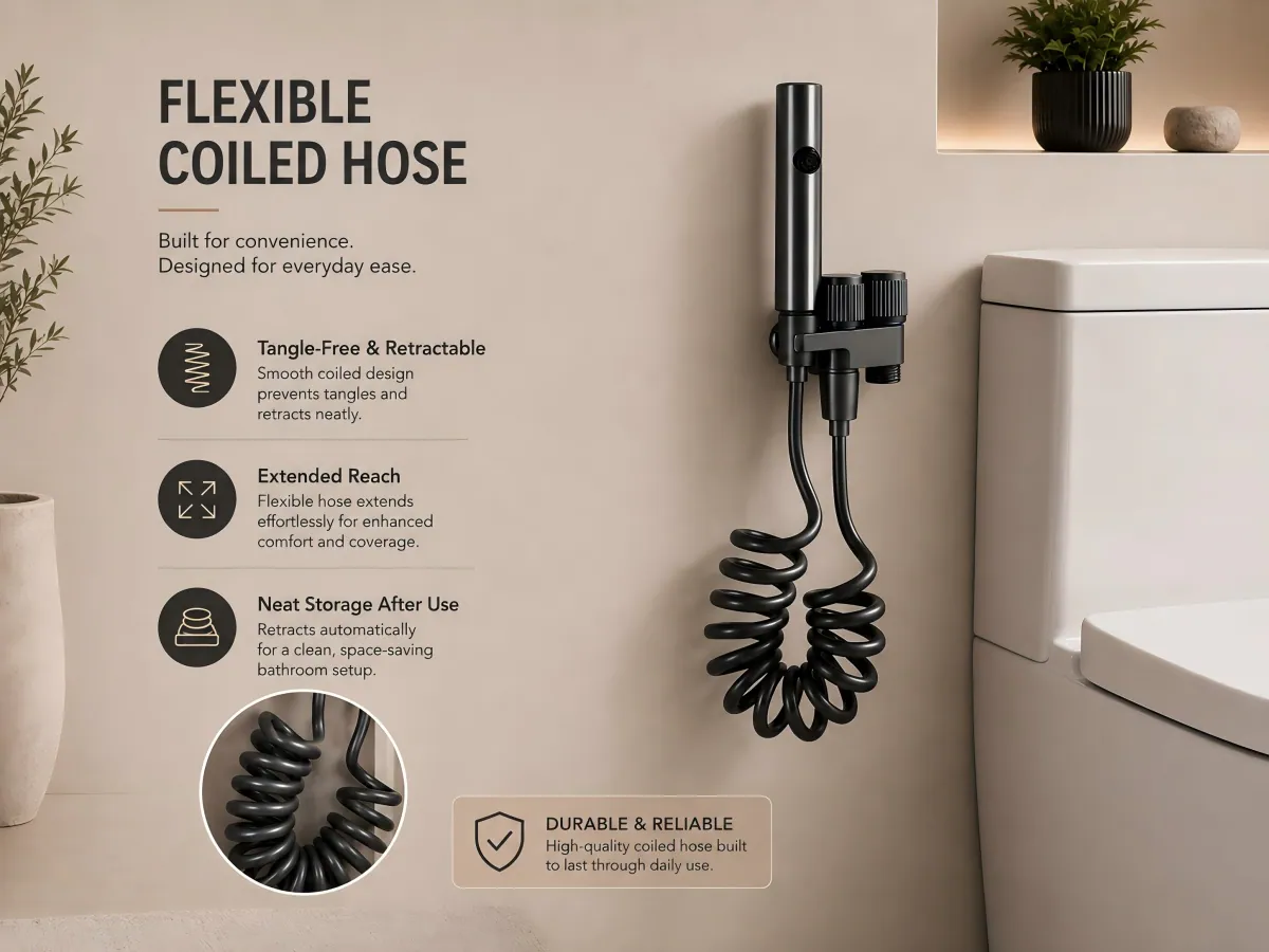 Toilet Companion Angle Valve Set two independent controls
