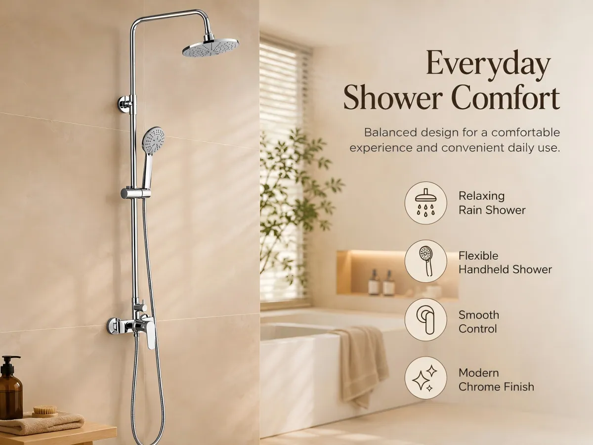 Two Function Rainfall Shower Set product detail 5