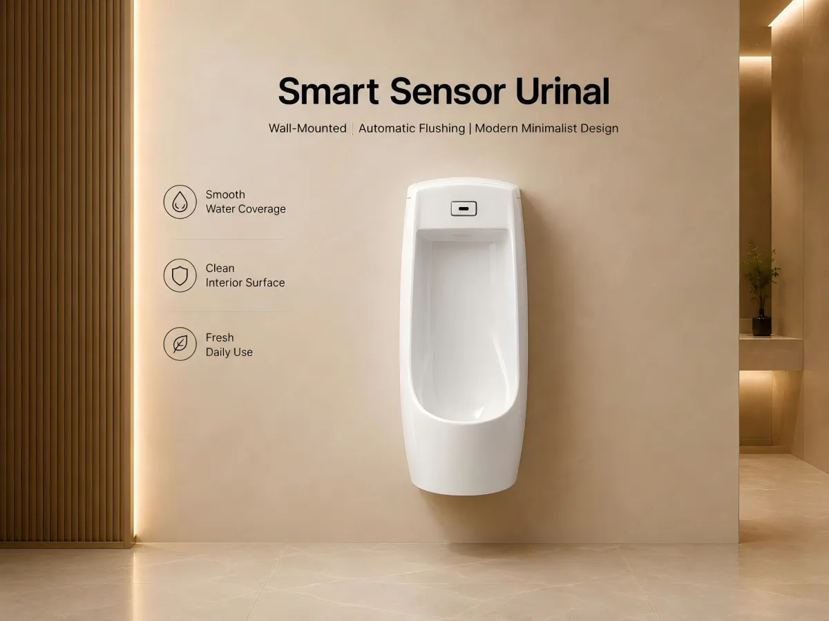 Wall-Hung Sensor Urinal automatic sensor flushing