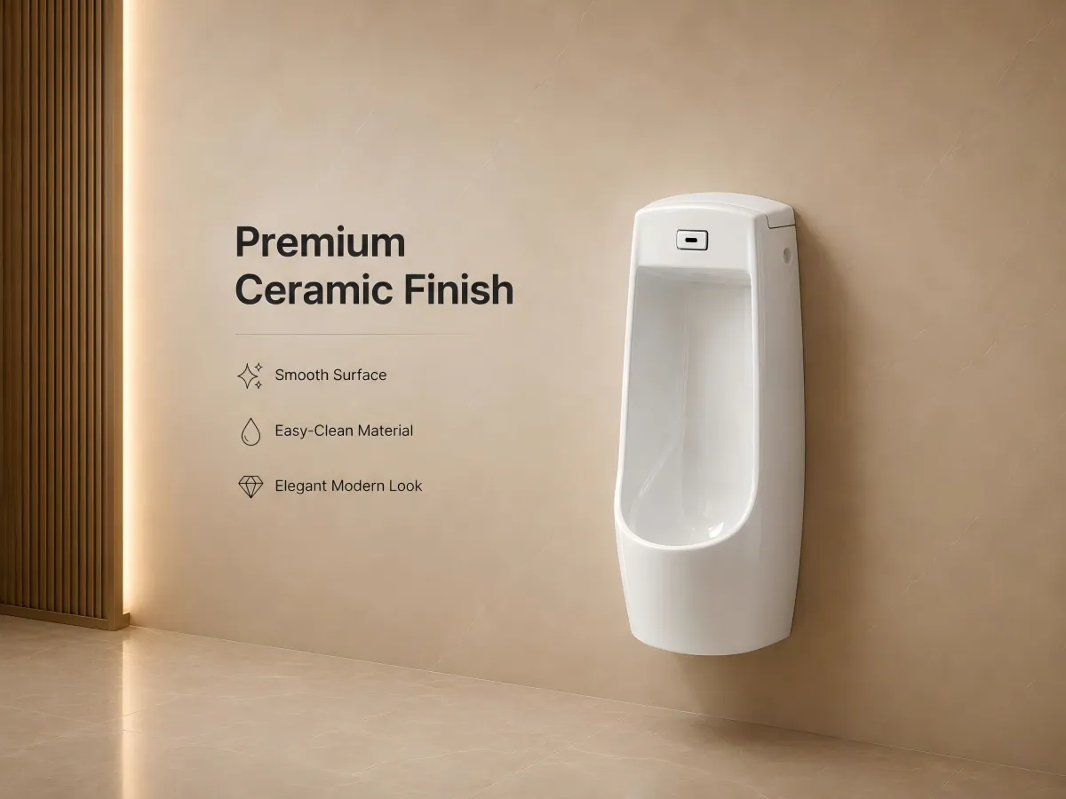Wall-Hung Sensor Urinal 3.0-6.0 l flush volume