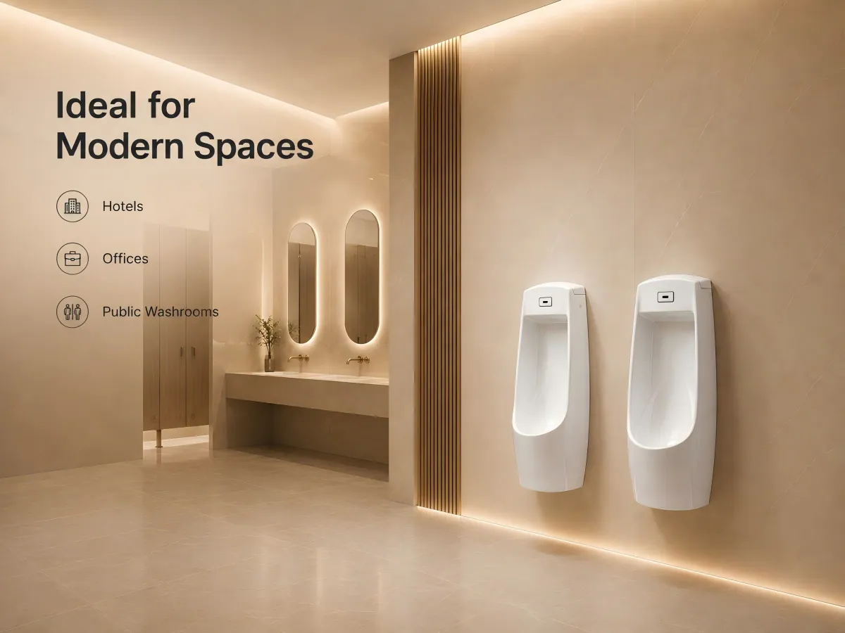 Wall-Hung Sensor Urinal defined load capacity