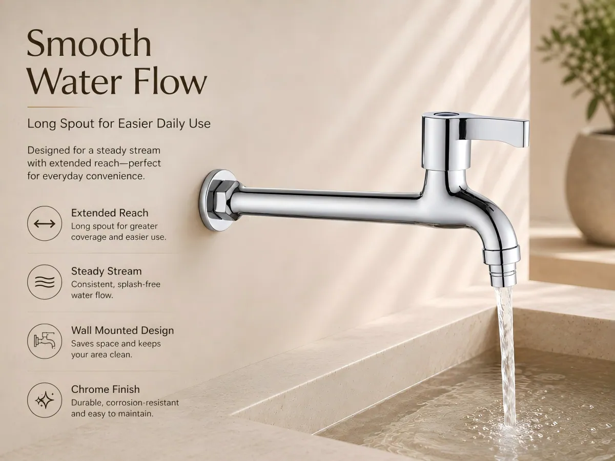 Washing Machine Extra Long Quick-Open Faucet dedicated single-cold supply