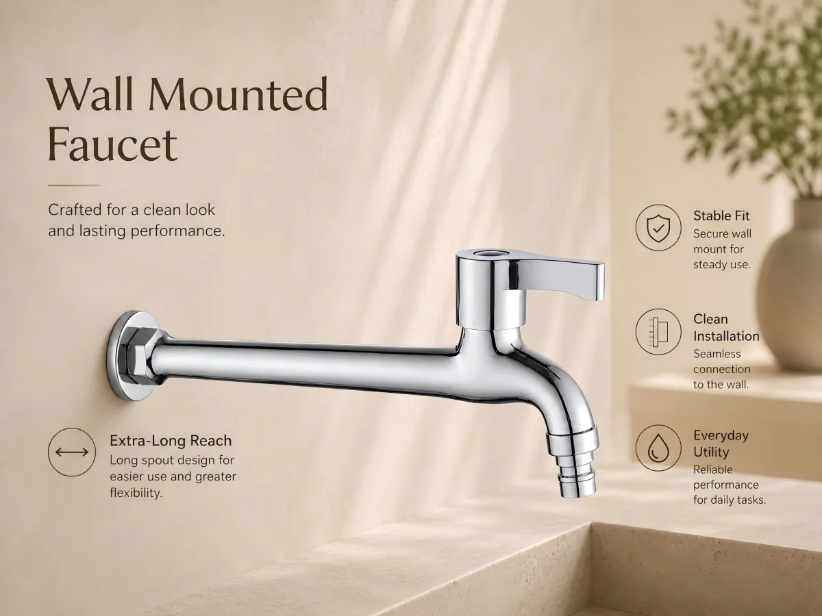 Washing Machine Extra Long Quick-Open Faucet stepped connector outlet